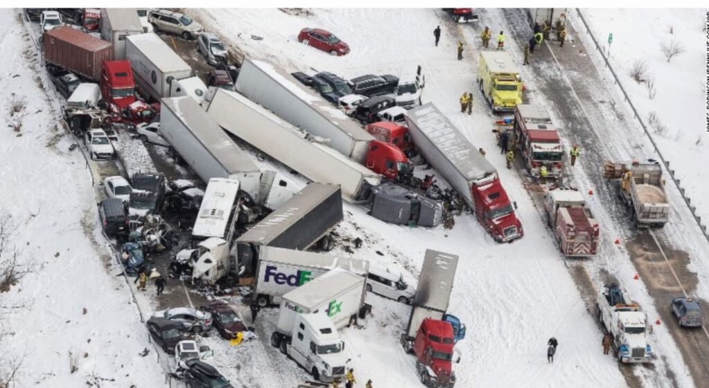 Deadly 60 Plus Pile Up Accident on Pennsylvania Highway